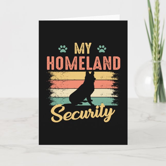 My homeland security card (Front)