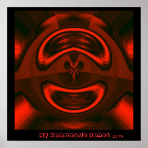 My Homemade Robot Framed Poster