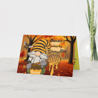 My Honey Bee Gnome Card 