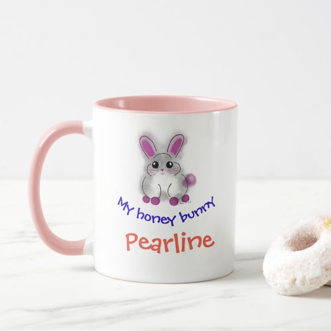 My honey bunny mug (With Donut)