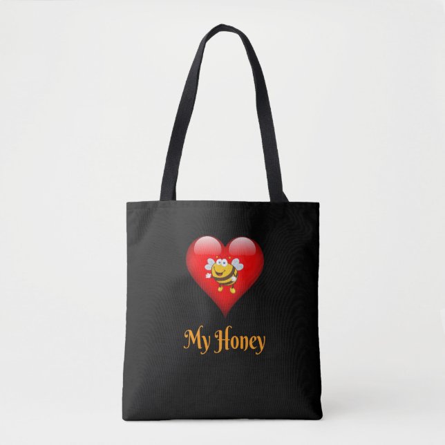 My Honey Save The Bees Gift Tote Bag (Front)