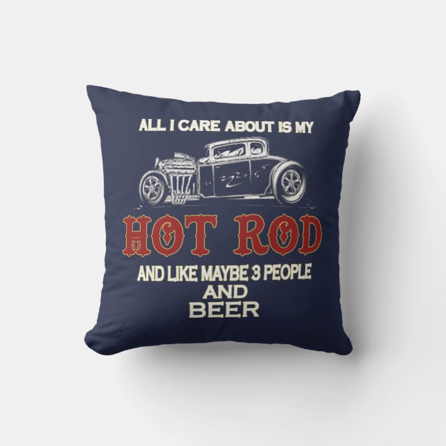 My Hot Rod Cushion (Front)