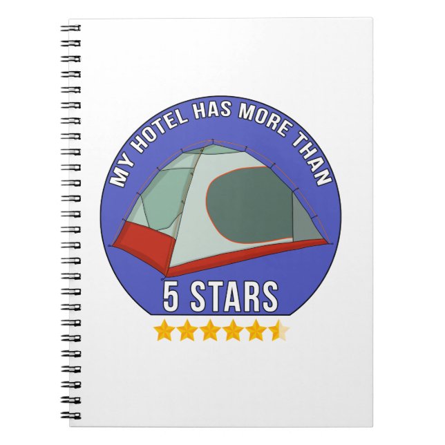 My Hotel Has More Than 5 Stars Notebook (Front)
