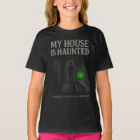 My House is Haunted Youth T-Shirt (Black)