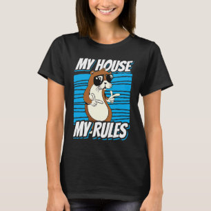 my House my Rules cat with sunglasses T-Shirt