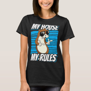 my House my Rules cat with sunglasses T-Shirt