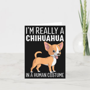 My Human Costume Im A Chihuahua Dog Halloween Gift Card