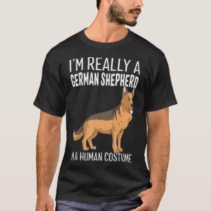 My Human Costume Im A German Shepherd Dog Hallowee T-Shirt