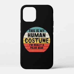 My Human Costume Im Really A Polar Bear Halloween iPhone 12 Mini Case