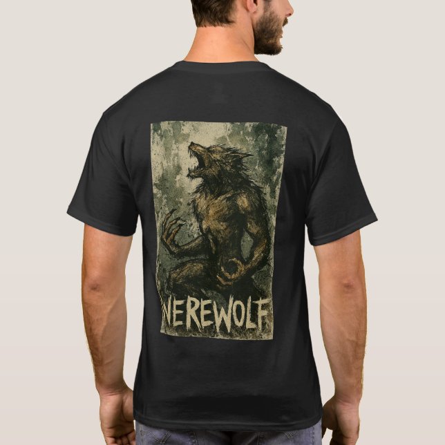 My Human Costume | Werewolf T-Shirt (Back)