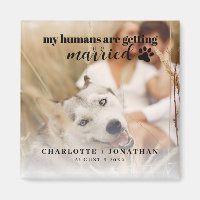 My Humans are Getting Married Dog Save the Date