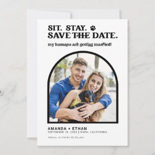 My Humans Are Getting Married Dog Wedding Save The Date
