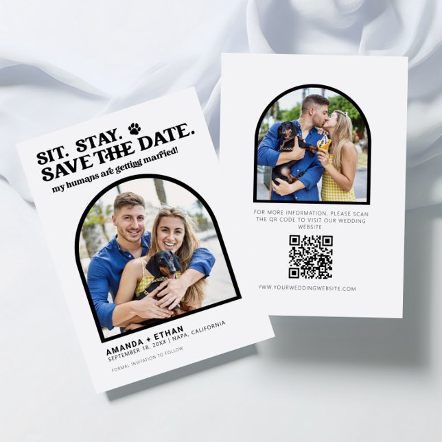 My Humans Are Getting Married Dog Wedding Save The Date (Creator Uploaded)