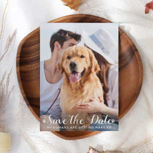 My Humans Are Getting Married Personalised Pet Dog Save The Date