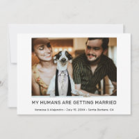 My Humans are Getting Married Photo Engagement