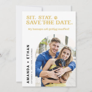 My Humans Are Getting Married Photo Save The Date