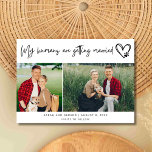My Humans Are Getting Married Save the Date<br><div class="desc">Introducing our "My Humans Are Getting Married" Save the Date with a Two Photo Design—an enchanting and heartwarming way to share your upcoming nuptials. For couples who want their furry friend to be part of their special journey, this save the date is the perfect blend of charm, joy, and personalisation....</div>
