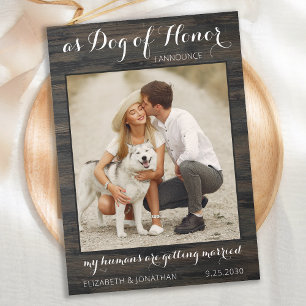 My Humans Are Getting Married Wedding Photo Dog Save The Date