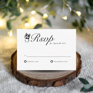 My Humans are Saying We Do Dog RSVP Card