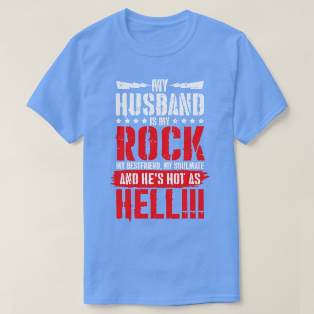 My hus my rock T-Shirt (Design Front)