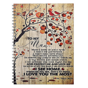 My Husband Gift   Letter For Him   Notebook