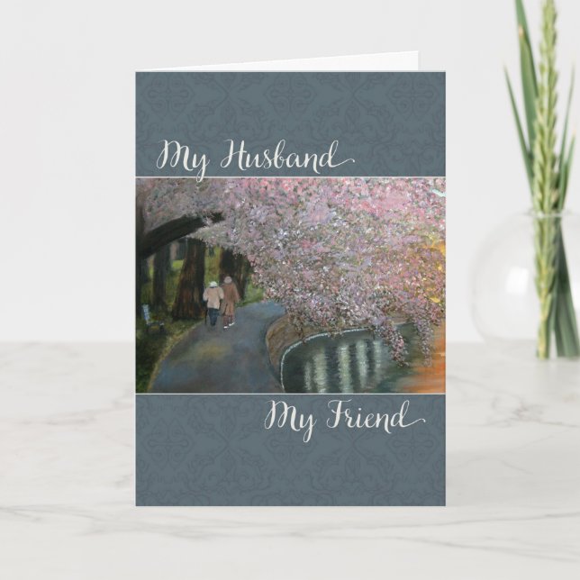 My Husband My Friend - Valentine's Day Holiday Card (Front)