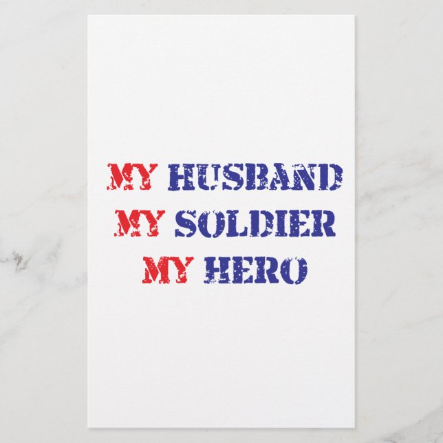 My husband, my soldier, my hero (Front)