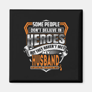 My Husbynd's Fight Is My Fight Leukaemia Awareness Magnet