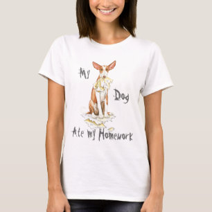 My Ibizan Hound Ate My Homework T-Shirt