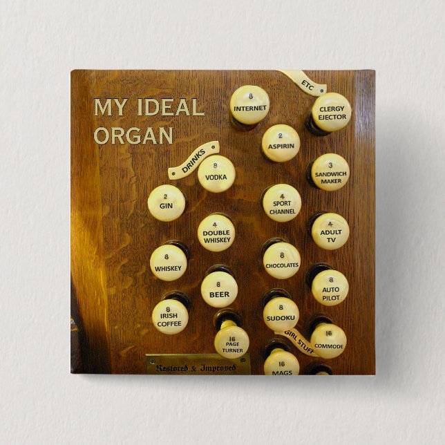 My ideal organ button (Front)