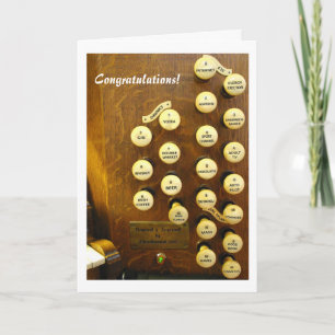 My ideal organ Congratulations card