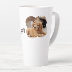 My Ideal Pet – Puppy Love Design Latte Mug