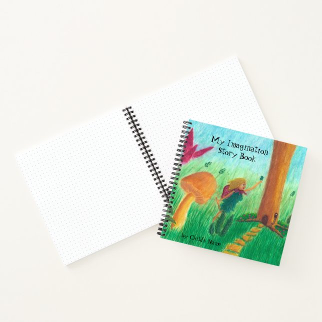 My Imagination Story Book Fairy Lined Notebooks (Inside)