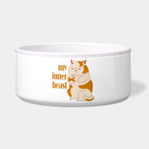 My inner beast lazy fat cat motivational quote