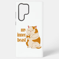 My inner beast lazy fat cat motivational quote
