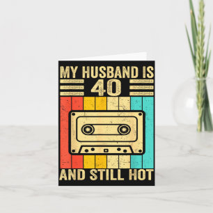 My Is 40th Husband Birthday Husband 40 Card