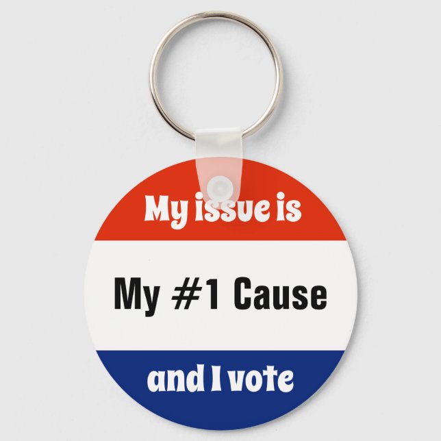 My Issue Election Voter Key Ring (Front)