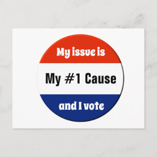 My Issue Election Voter Postcard