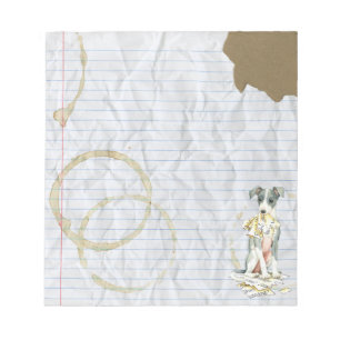 My Italian Greyhound Ate My Lesson Plan Notepad