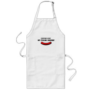 My Italian Sausage Funny BBQ Apron