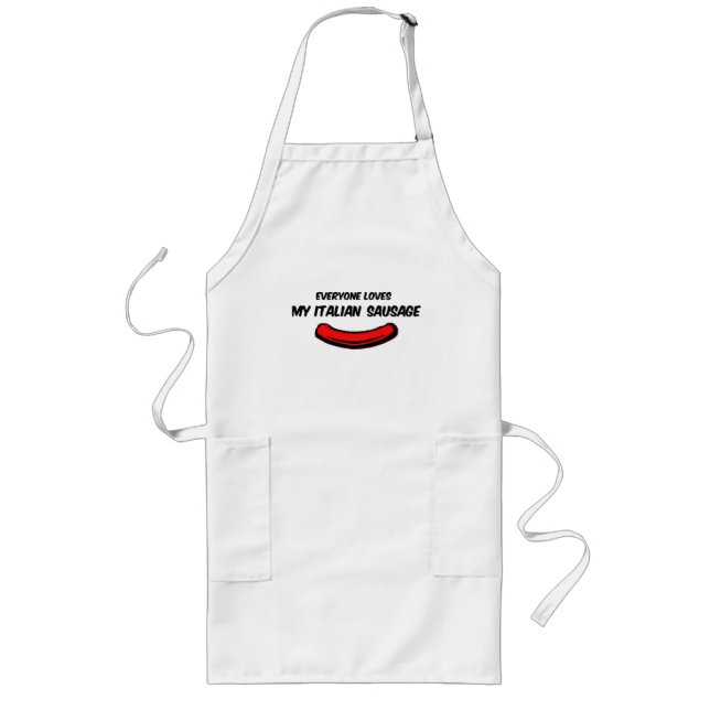 My Italian Sausage Funny BBQ Apron (Front)