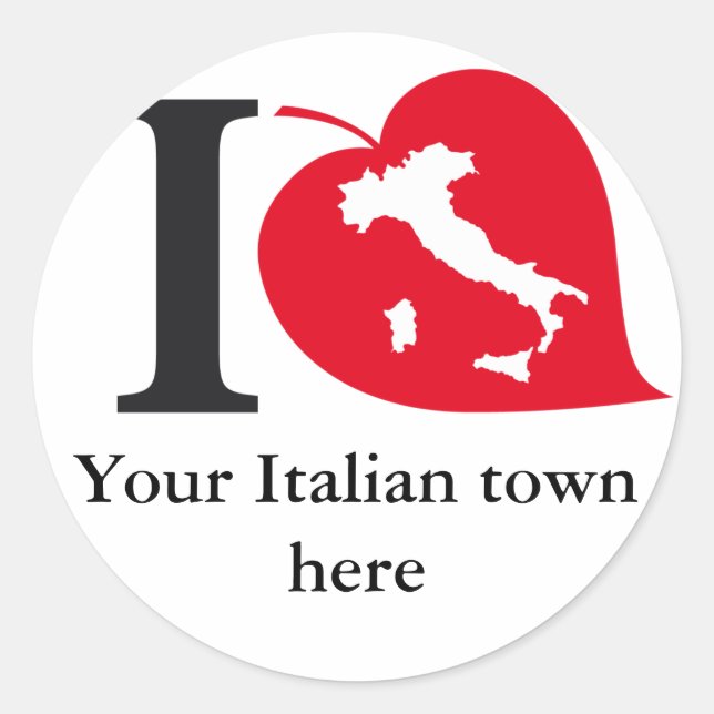 My Italian town stickers (Front)