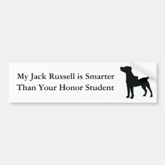 My Jack Russell is Smarter Than Your Honour Bumper Sticker