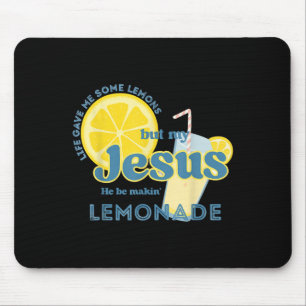 My Jesus Makes Lemonade Christian Funny Faith Mouse Mat