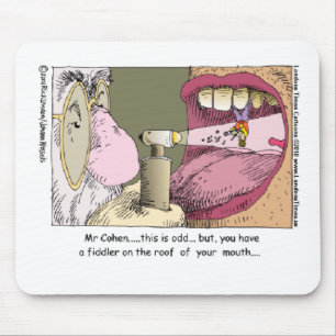 My Jewish Dentist Funny Gifts Mugs Tees & More Mouse Mat