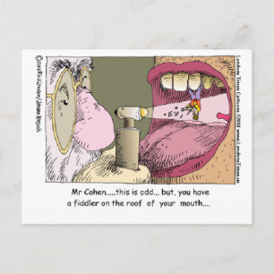 My Jewish Dentist Funny Gifts Mugs Tees & More Postcard