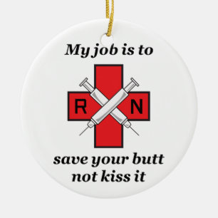 My Job Ceramic Tree Decoration