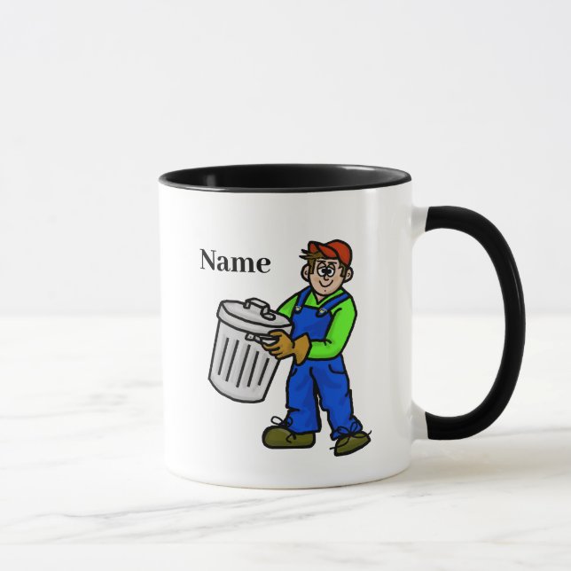 My Job Stinks Garbage Man Mug  (Customise It) (Right)
