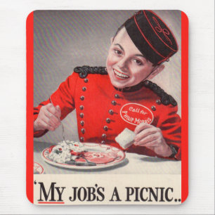 My Job's a Picnic Mouse Mat