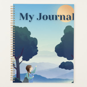 "My Journal" Dreaming Under the Moon & Trees Planner